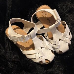 Cat & Jack White Kids Sandals with Strap